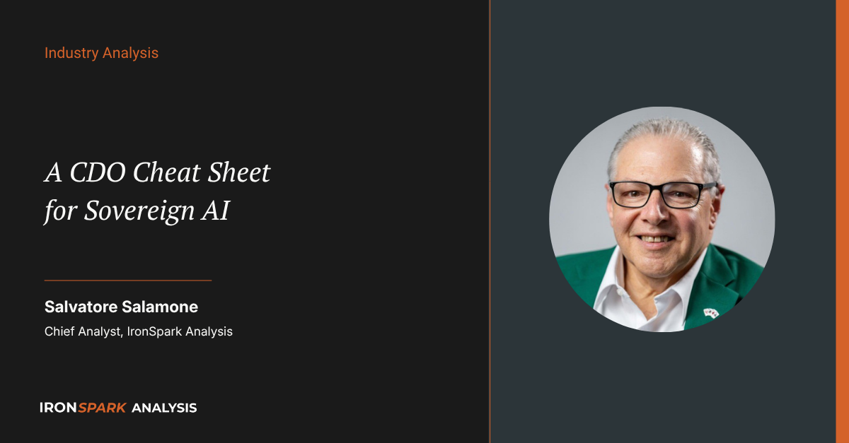 A CDO Cheat Sheet for Sovereign AI